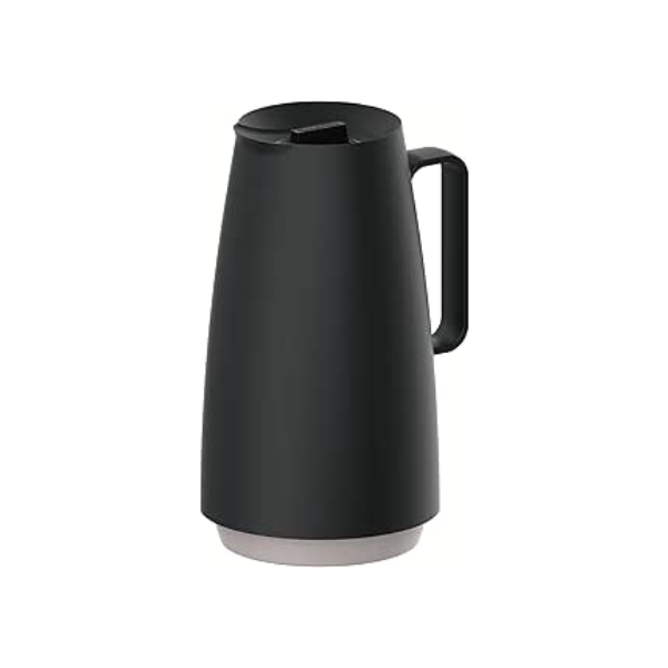 Bule Térmico Tramontina Exata em Plástico Preto com Ampola de Vidro 500 ml
