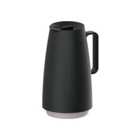 Bule Térmico Tramontina Exata em Plástico Preto com Ampola de Vidro 500 ml