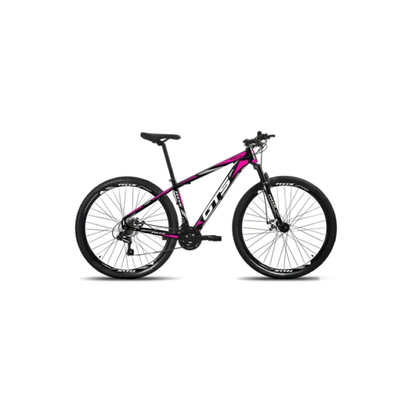 Bicicleta Aro 29 Gts Alumínio Rdx 24v Freio A Disco Cor Preto/rosa Tamanho Do Quadro 17
