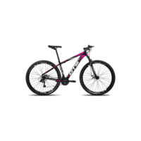 Bicicleta Aro 29 Gts Alumínio Rdx 24v Freio A Disco Cor Preto/rosa Tamanho Do Quadro 17