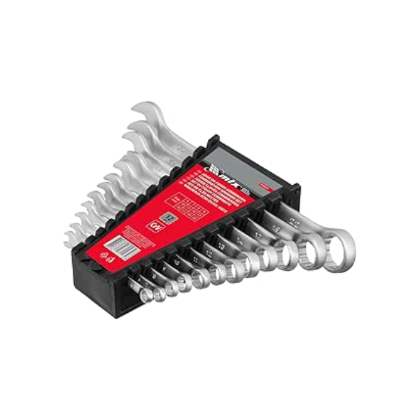 Mtx Jogo De Chave Combinada Cromo Fosco De 6 X 22 Mm 12 Peças