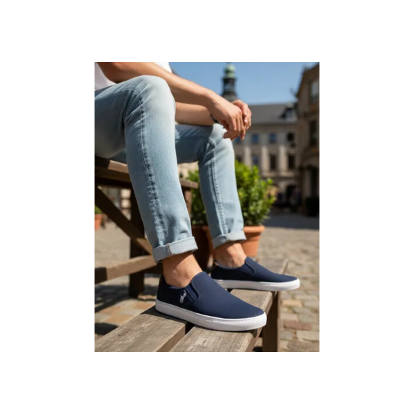 Tênis Polo Wave Original Lona Algodão Casual Adulto Slip On