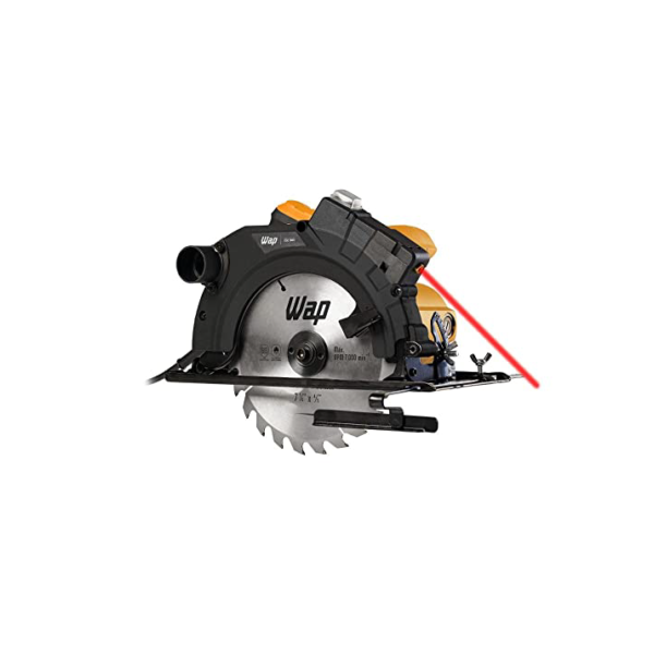 WAP Serra de Circular 7.1/4" ESC 1500 com Guia a Laser e Base de Ajuste até 45°, Empunhadura Emborrachada, 1500W 220V