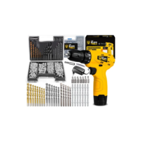 Parafusadeira Furadeira 3/8 A Bateria Tb12a The Black Tools Jogo Brocas E Buchas 300 Peças