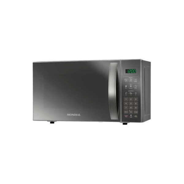 Micro-ondas Mondial 21 Litros Mo-01-21-E Cinza Espelhado