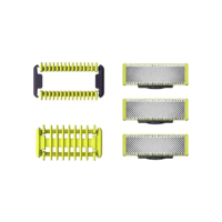 Lâminas de Reposição Originais Philips OneBlade QP630/51 Aço Inoxidável Para Raspar, Aparar e Contornar - Pacote com 3