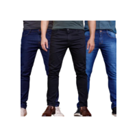Kit 3 Calças Jeans Masculina Modelo Slim Envio Imediato