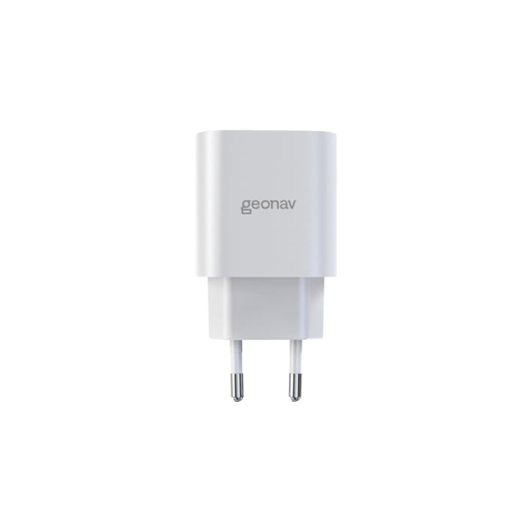 Geonav Carregador Universal Ultra Rápido, Power Delivery 25W, 1 Porta USB-C, CH25PDWT, Branco