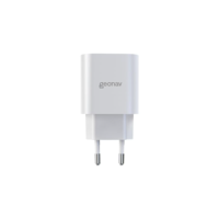 Geonav Carregador Universal Ultra Rápido, Power Delivery 25W, 1 Porta USB-C, CH25PDWT, Branco