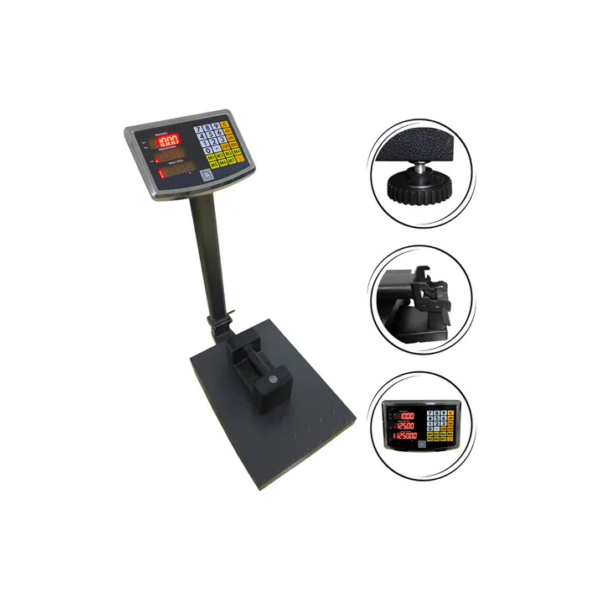 Plataforma Digital Balança 200kg 40x30cm 1 Ano De Garantia Cinza-escuro
