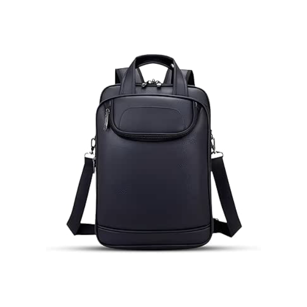 Mochila Couro Reforçada Executiva Grande Mochila para Notebook Trabalho Viagem Escola com Cabo de Aço Impermeável