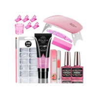 Kit Polygel Completo Cabine Sun Mini + Molde F1 + Poli Gel - Envio Imediato