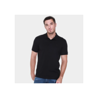 Camisa Polo Colcci Casual Masculina - Preto