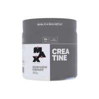 Creatina Max Titanium Monohidratada em Pó Pote 300g Creatina Po Sem Sabor