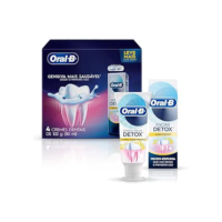 Oral-B Pasta de Dente Gengiva Detox 102g, 4 Unidades
