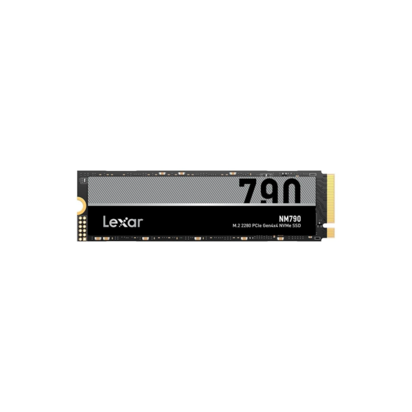 SSD Lexar NM790, 1TB, M.2 2280, PCIe NVMe, Leitura 7400 MB/s, Gravação 6500 MB/s, Preto e Cinza - LNM790X001T-RNNNU