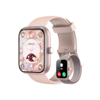 Smartwatch Feminino, Tela HD de 1,83" Relógio Fitness com Alexa, 120 Esportes, Frequência Cardíaca e Monitoramento do Sono, IP68 à rova d'água, Compatível com Android iOS, 2 Pulseiras (Rosa)