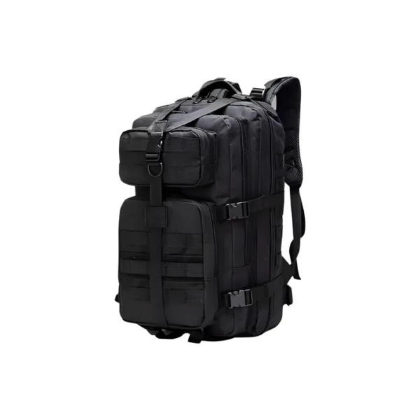 Mochila Sou Mais Preço Assault Militar Escolar 40L Preta Compartimento Notebook