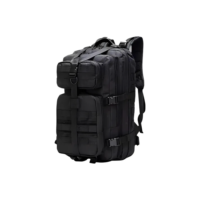 Mochila Sou Mais Preço Assault Militar Escolar 40L Preta Compartimento Notebook