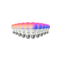 Kit 10 Lampadas Led Pera Smart Inteligente Wi Fi 2.4ghz Alexa Google 10w Rgb 2700k/6500k Branco Quente/neutro/frio E27 Cod: 290028177-10 Avant Neo