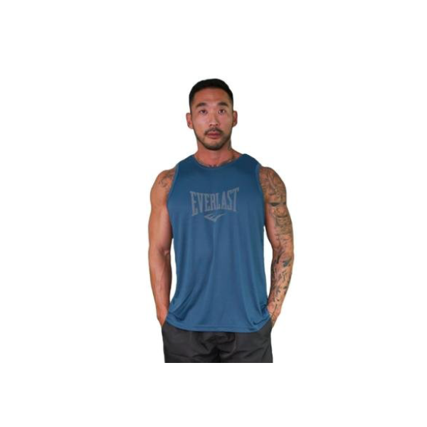 CAMISETA REGATA EVERLAST MASC AZUL - Azul