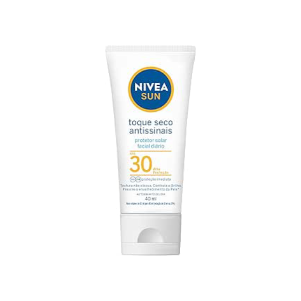 NIVEA SUN Protetor Solar Facial Toque Seco Antissinais FPS30 40ml