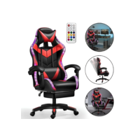 Cadeira Ergonômica Gamer com Iluminação RGB Suporte e Conforto para Escritório