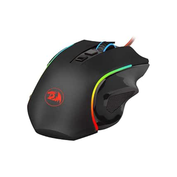 Redragon MOUSE GAMER GRIFFIN PRETO COM LED RGB - M607, UNICO