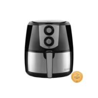 Fritadeira Air Fryer Philco Jumbo Inox PFR06PI 5,5L Preta/Inox