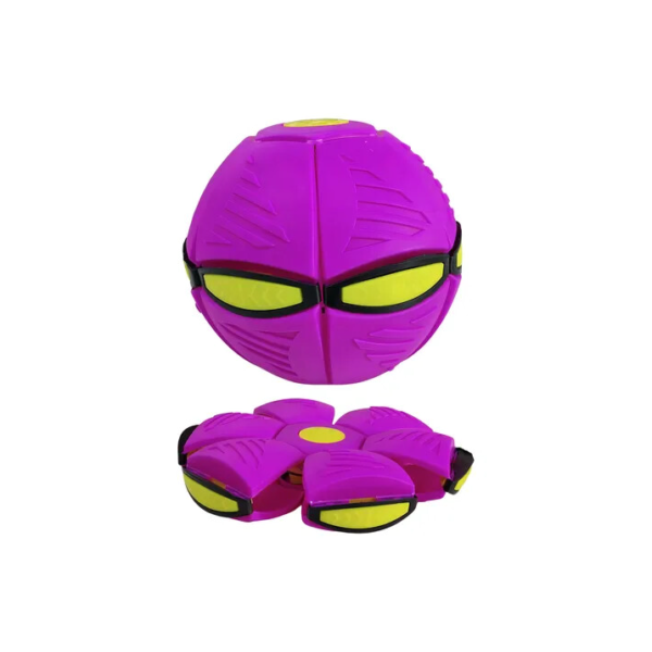 Bola Mágica Disco Voador Brinquedo Ao Ar Livre Bola Maluca Cor Rosa-chiclete