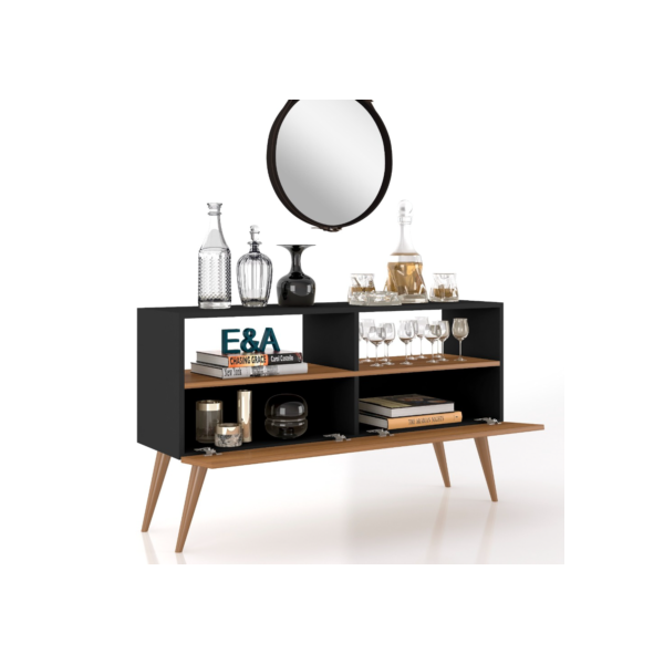 Aparador Buffet Multiuso Moderno Rack Sala Cozinha Star E&A - Cores
