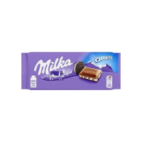 Milka Oreo - Chocolate Ao Leite Com Oreo Importado 100g