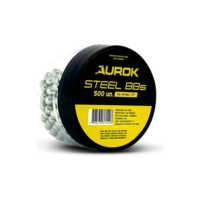 Esfera Aurok Steel Bbs 4,5 Mm Cromada, 500 Un