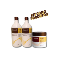Kit Karseell Máscara Colagem Hidratação 500g Shampoo e Condicionador Karseell 1L Cada