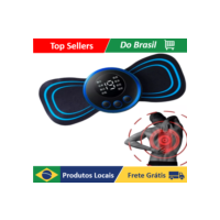 Mini Massageador EMS Estimulador Elétrico De Pescoço Portátil Para Alívio Da Dor Muscular Cervical- Neverdie Store
