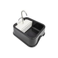 Fonte Bebedouro Água Filtro Carvão Ativo Quadrado Para Cachorros Cães E Gatos Chefão Pet