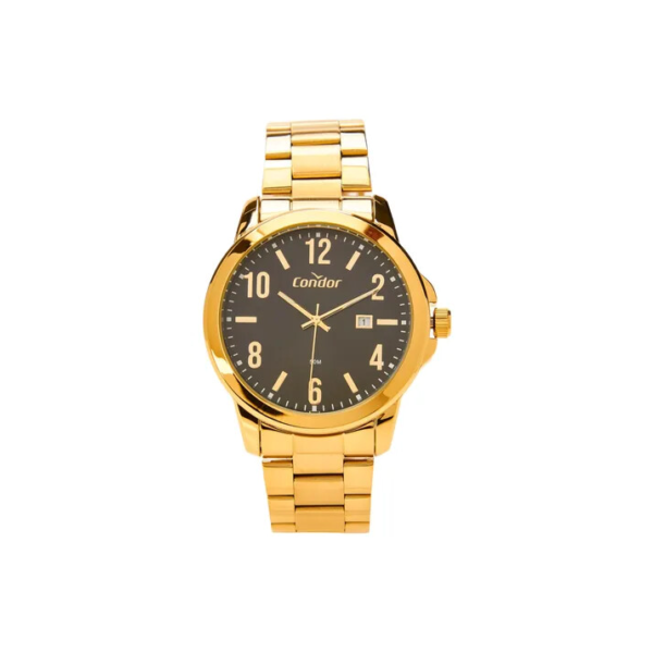 Relógio Masculino Dourado Condor