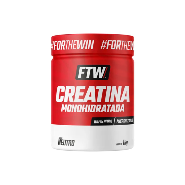 Creatina Monohidratada 100% Pura Pote 1kg - FTW