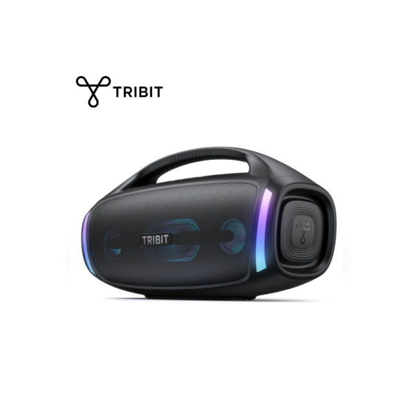 Alto-falante Bluetooth TRIBIT StormBox Blast 2, potência de 200 W com subwoofer alto-falante de festa IP67 externo, 30 horas de reprodução, LED, com interface de microfone para karaokê