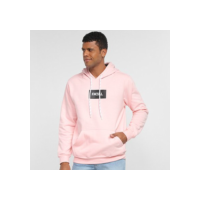 Moletom Fatal Piston Capuz Masculino - Rosa Bebê