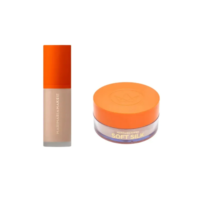 Kit  Pó Solto Invisible Silk - Mari Maria Makeup + Base E Corretivo Matte Hot Sale
