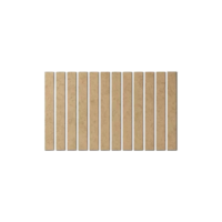 KIT 45UN Ripas Cruas 120x5 MDF Madeira Ripado Shiplap Painel