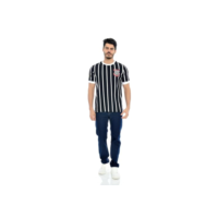 Camisa Corinthians Listrada Retrô Democracia, Masculina, Preta, M