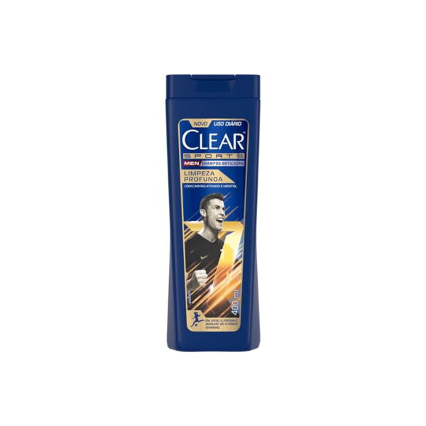 Clear Sports Men - Shampoo Anticaspa Limpeza Profunda 400Ml