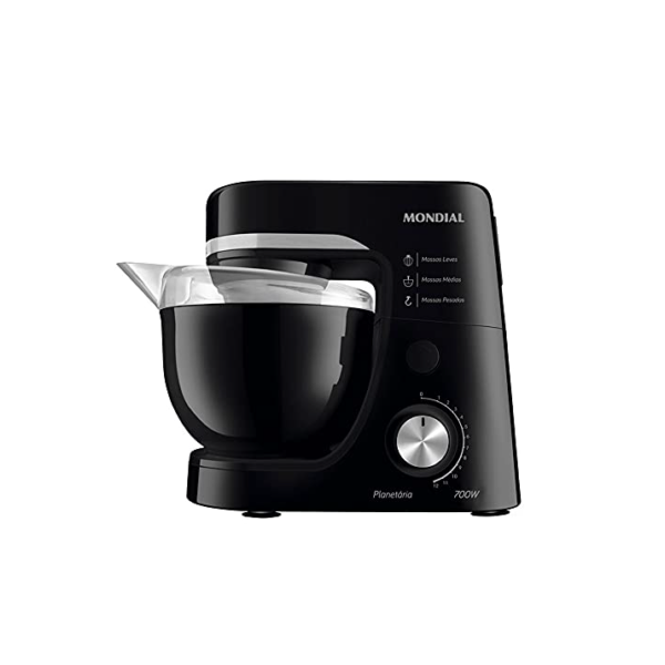 Batedeira Planetária, Mondial, Preto, 700W, 220V - BP-03-B