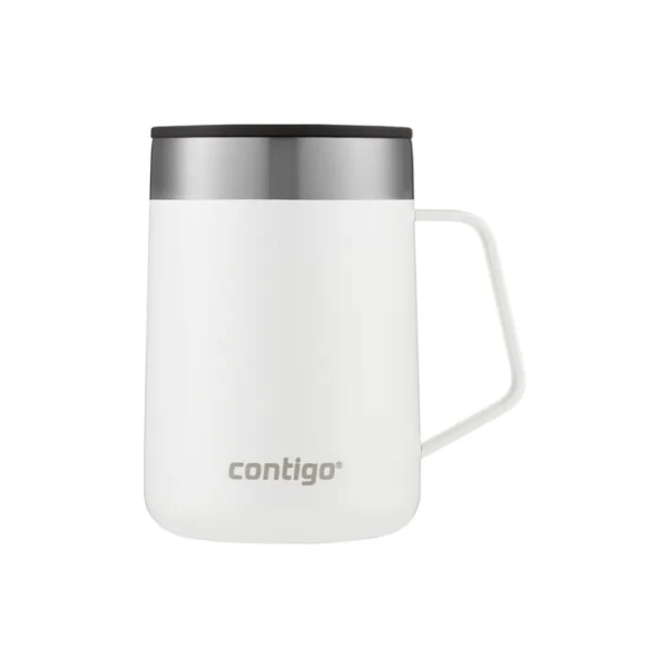 Caneca Térmica 414ml Contigo Conserva Quente 5hs Cor Branco