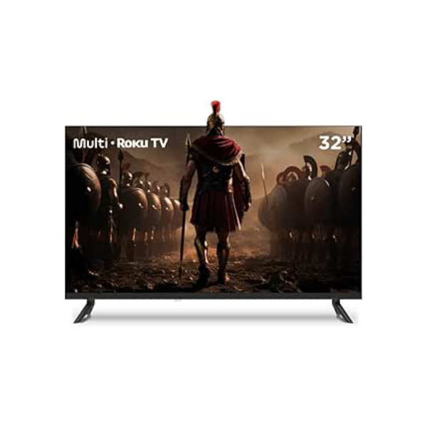 Multi Roku TV 32" Smart com imagem HD 3 HDMI 2 USB compatível com Alexa e Google Home - TL052M