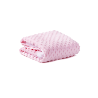 MANTA PIPOQUINHA SHERPA BEBÊ ROSA 70cm X 100cm