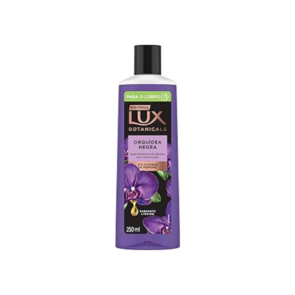 Lux Sabonete Líquido Corporal Orquídea Negra Óleos Hidraflorais Botanicals Frasco 250Ml