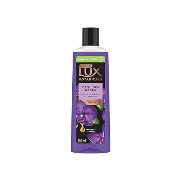 Lux Sabonete Líquido Corporal Orquídea Negra Óleos Hidraflorais Botanicals Frasco 250Ml